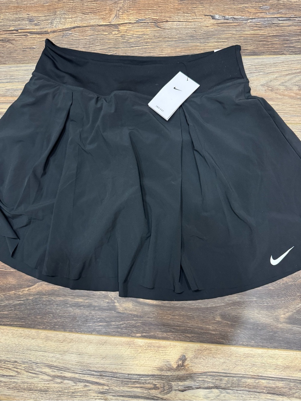 Nike Black Golf Skort with white Nike swoosh- Women’s